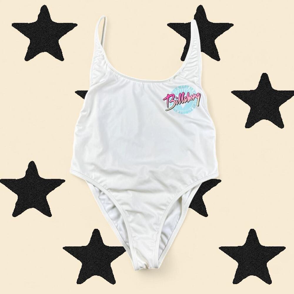 ★ Vintage Inspired BillaBong Open Back One Piece Swimsuit★